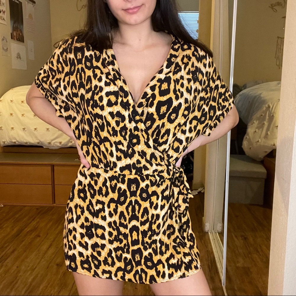 Urban Outfitters Cheetah Romper